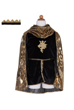 Load image into Gallery viewer, Gold Knight Set with Tunic, Cape, and Crown
