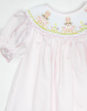 Load image into Gallery viewer, Emma Smocked Bunnies Dress
