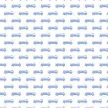 Load image into Gallery viewer, James Boy&#39;s Pima Cotton Underwear Set - Fire Truck Blue/White
