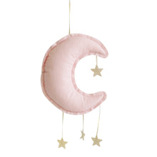 Load image into Gallery viewer, Linen Moon Mobile
