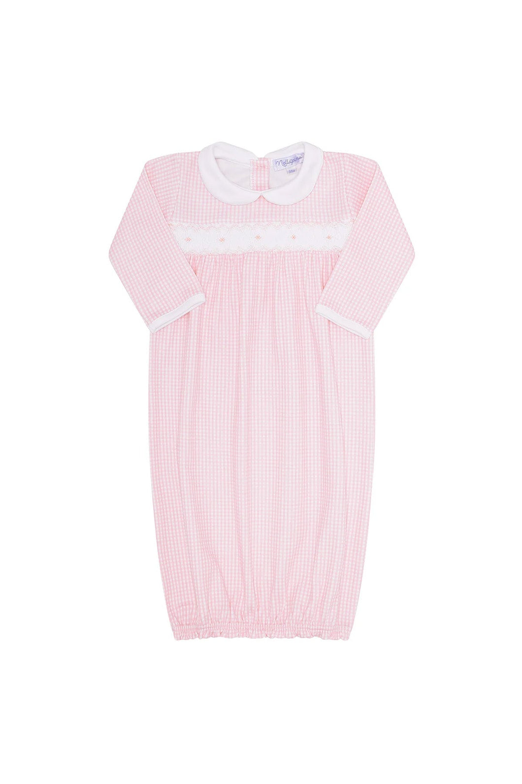 Gingham Baby Gown
