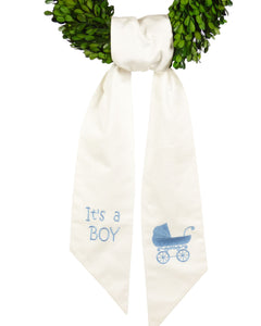 Wreath Sash: It's a Boy