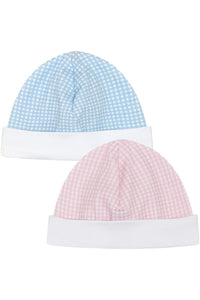 Gingham Baby Hat