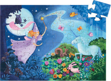 Load image into Gallery viewer, Silhouette Puzzle - Fairy and Unicorn
