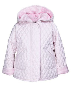 Hooded Barn Jacket Pink