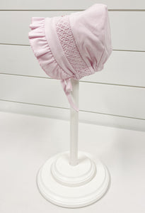Smocked Bonnet Pima Cotton