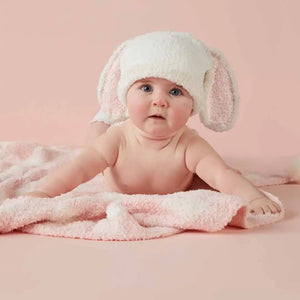 Pink Bunny Hat and Sock Set
