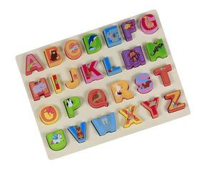 Wooden Alphabet & Number Puzzle Assortment